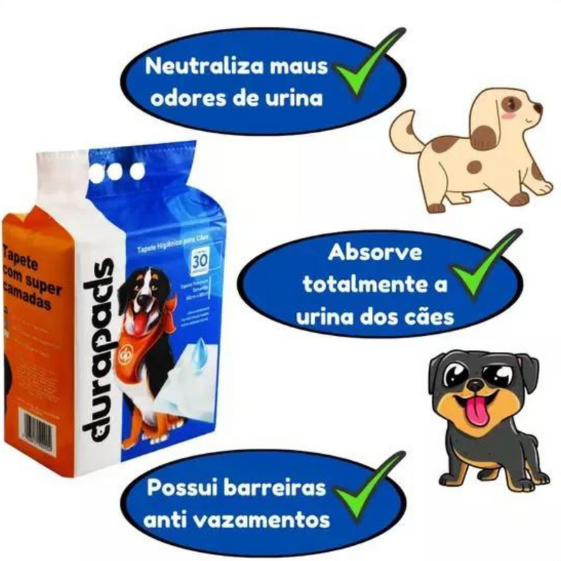 Tapete Higiênicos Para Cães Durapads