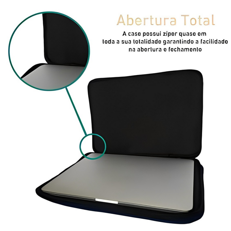 Capa Case Notebook Com Bolso.