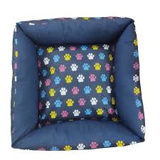 Cama Pet Cachorro Gato Quadrada Estampada varias cores